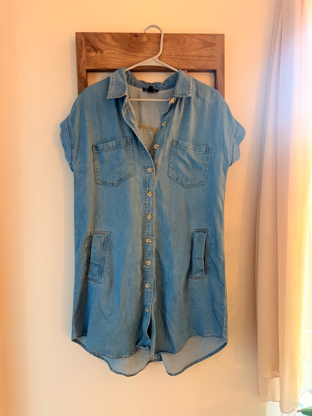 Blu Pepper Light Blue Denim Shirt Jacket